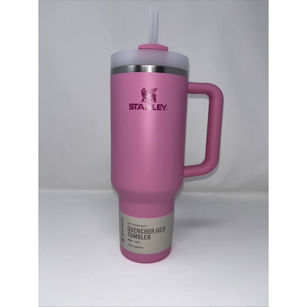 🌸Stanley PINK PEONY 40 oz Quencher H2.0 Tumbler Authentic LE FAST SHIP🌸